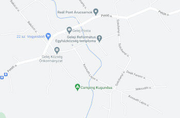 Locatie camping Kugundua Noord-Oost Hongarije Google Maps